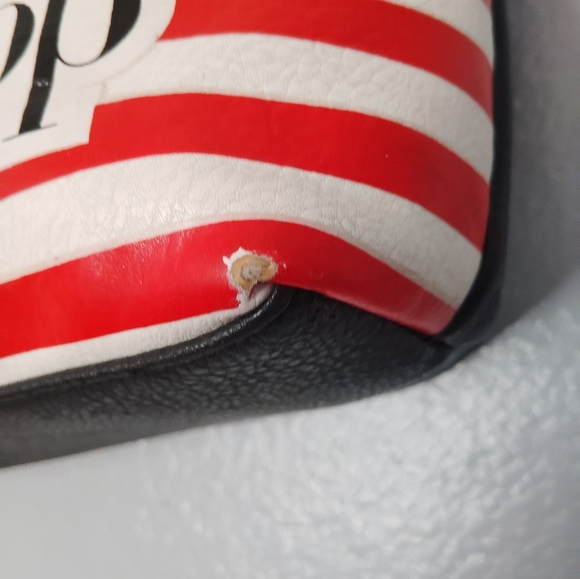 Betty Boop Handbag Purse Red White Stripe - Picture 4 of 16